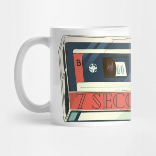 7 seconds cassette tape Mug